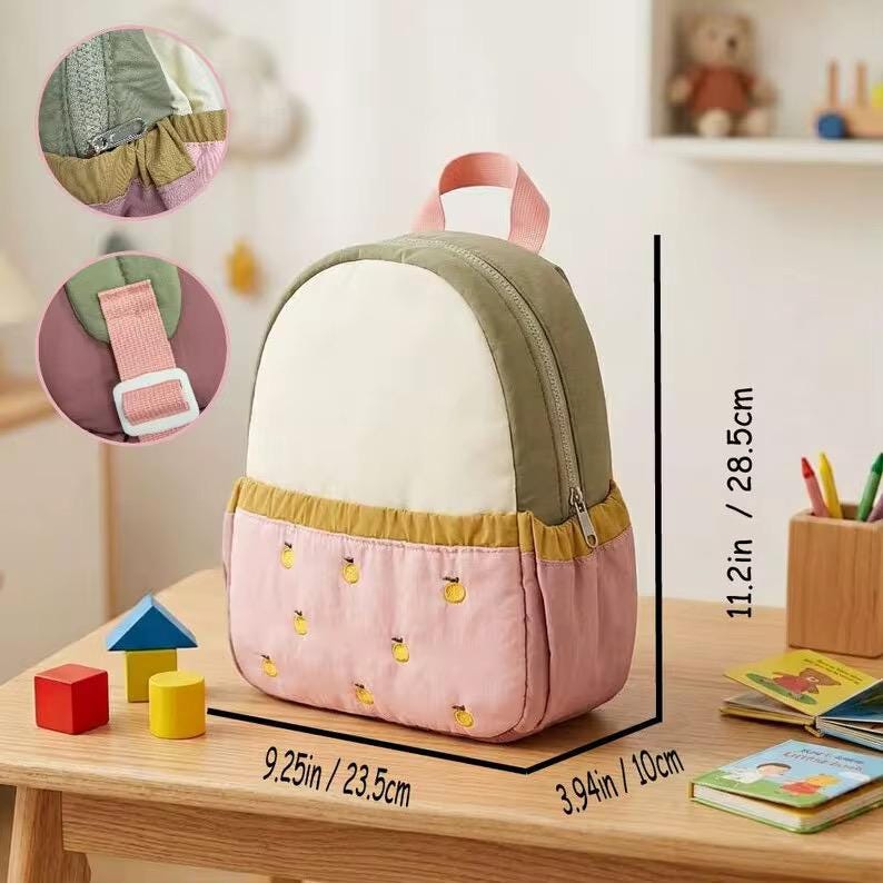 Personalized Toddler Backpack | Embroidered Kids Preschool Daycare Bag